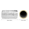 thumbnail image 4 of KFFKFF 5in x 25ft Insulated Flexible Duct Dryer Vent Hose HVAC Ventilation R-4.2, 4 of 9