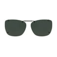 thumbnail image 2 of Solar Shield Dioptics Unisex Rectangle Fashion Sunglasses, Black, 54 Rec M, 2 of 4