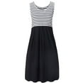 thumbnail image 3 of Uniexcosm Maternity Dress Solid Sleeveless Dress Tank Sleepwear & Daily Wear, 3 of 3