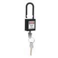 thumbnail image 1 of Lockout Tagout Lock, Industrial  Engineering  Insulation  For Factories For Power Plants Blue,Black, 1 of 8