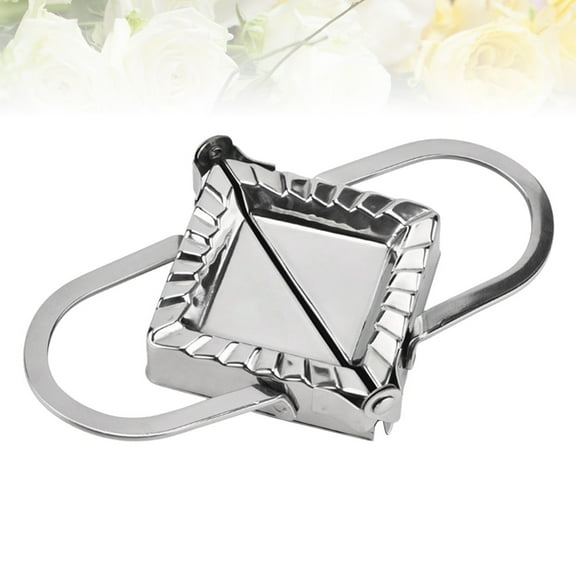 Raindrops Stainless Steel Dumpling Maker Dough Press Ravioli Mold Gyoza Empanada Maker for Home Kitchen