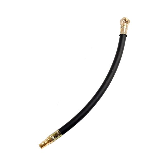 S SERENABLE Generic Tire Inflator Hose Adapter Air Pump Extension Tube Hose, Portable Repair Tools Inflation Connector for Bikes Cars Black Hose 1 Head
