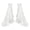 White-1, variant on L'VOW 1 Pair Vintage Style Arm Sleeves, Elegant Decorative Cuffs for Women