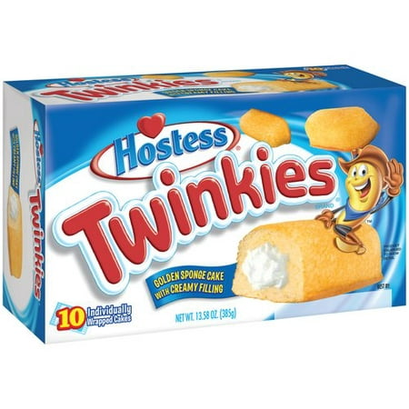 (2 Pack) Hostess Twinkies Cakes, 10 count, 13.58