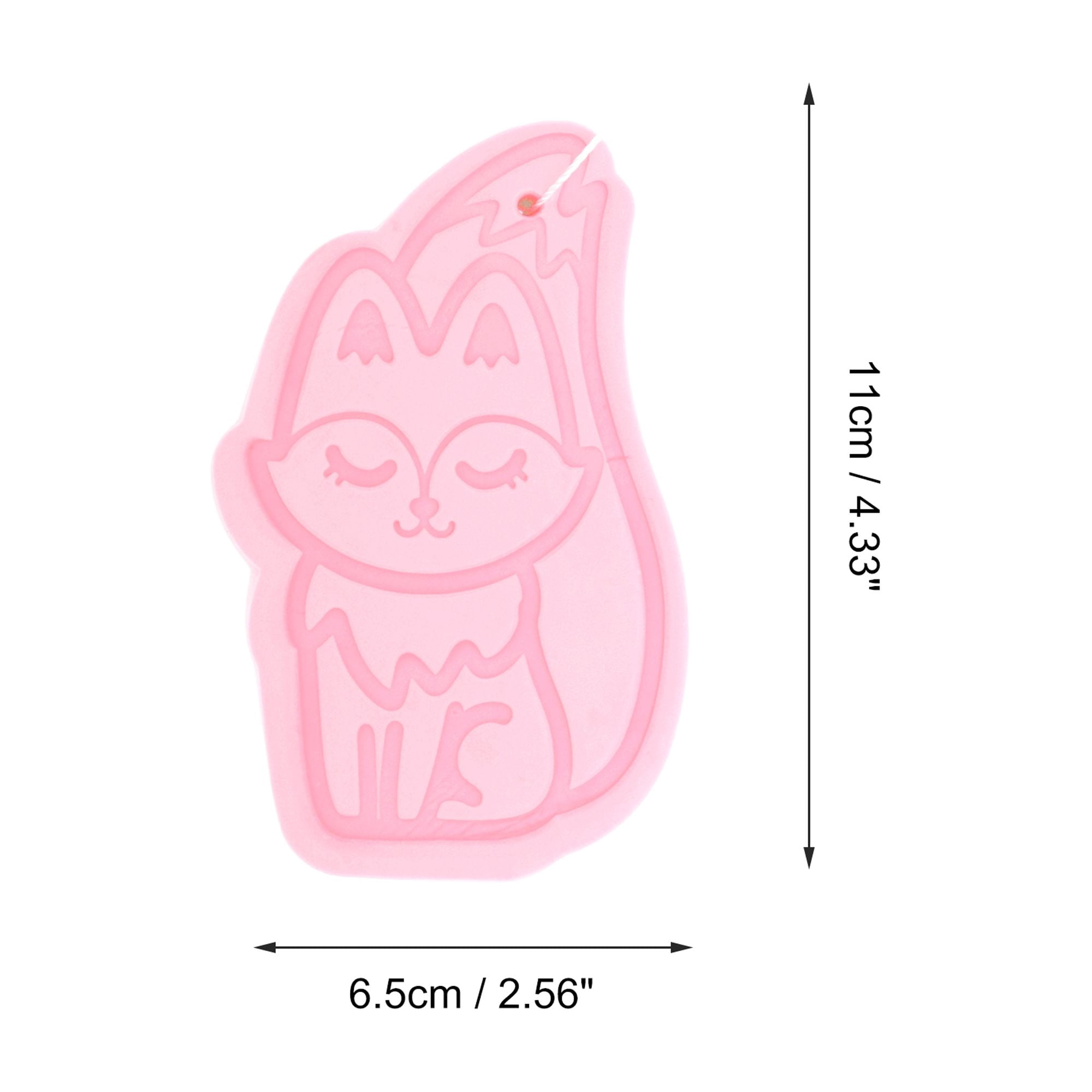 Unique Bargains Cartoon Bath Sponge for Shower 4.33"x2.56"x0.79" Pink