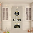 thumbnail image 4 of 2025 Happy Year Door Hanger Party Decorations Themed Door Pendant Flat Hanging Ornament Holiday Scene Decor 2 Piece Set, 4 of 5