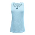 thumbnail image 5 of Women's Spring and Summer Round Neck Solid Color Short Sleeve Tops - Loose Fit, for Daily Wear, 5 of 5