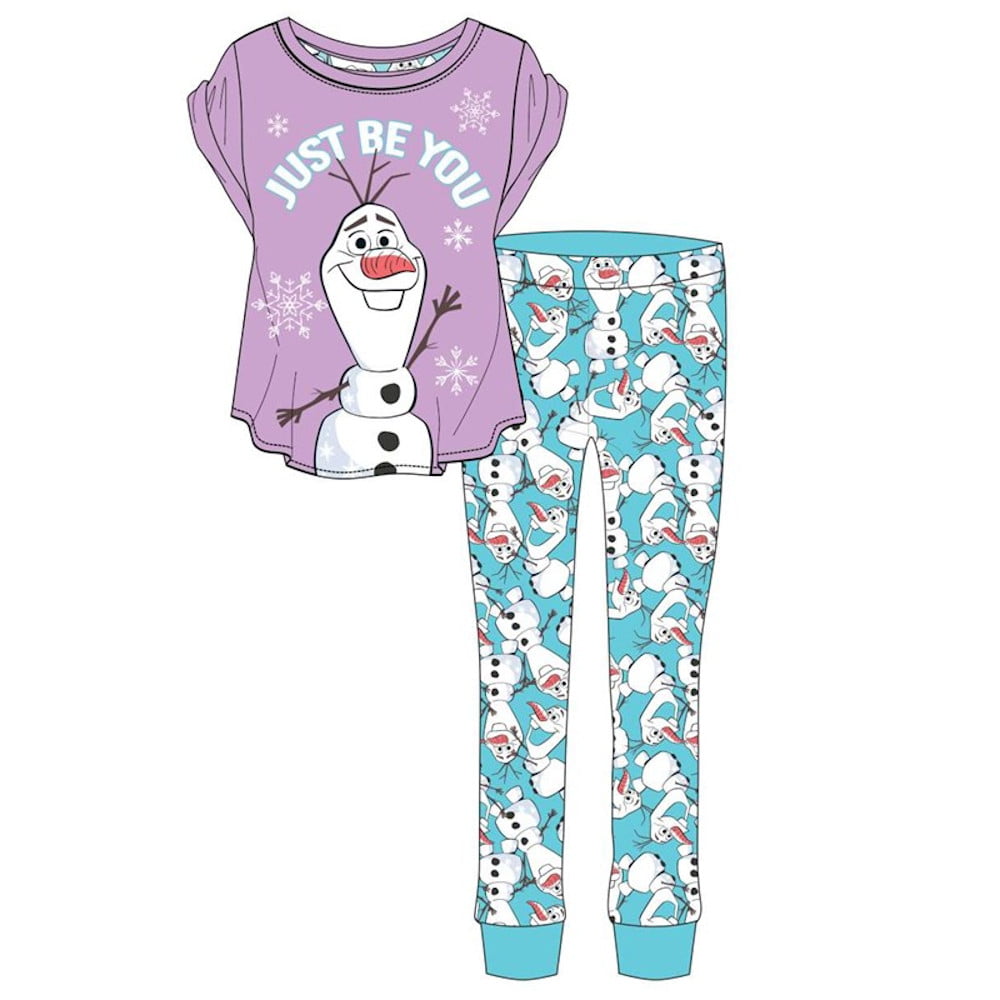 Frozen PJ Bottoms Primark Olaf Disney Leggings Christmas Ladies Sizes 6 to 20 