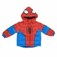 thumbnail image 2 of Bluey 884562-toddler2t Spider-Man Cosplay Puffy Toddlers Jacket - Toddler 2T, 2 of 3