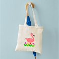 thumbnail image 4 of CafePress - Girl Flamingo And Tulips Tote Bag - Unisex Canvas Tote Bag, Beige, 1-Piece, 4 of 6