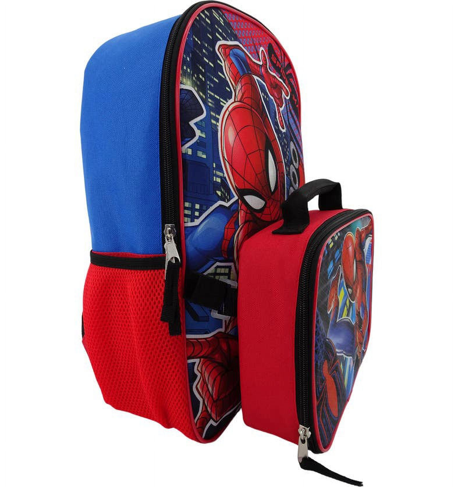 Spiderman Backpack with Lunch Box Set - Bundle with Spiderman Backpack for  Boys 4-6, Spiderman Lunch…See more Spiderman Backpack with Lunch Box Set 