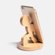 thumbnail image 2 of 1 soporte para teléfono, soporte para teléfono de escritorio de madera para teléfono inteligente universal, 2 of 5