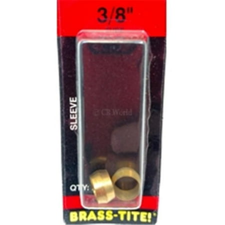 

Barjan 7443328 0.375 in. Compression Sleeve - Brass