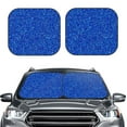 thumbnail image 2 of Sikiie Blue Circles Mosaic Print Foldable Car Windshield Sun Visor, Car Window Sunshade Suitable for Sedan, SUV and Truck Car Accessories-Large, 2 of 6