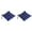 Blue, variant on 2PC 15x15 Inch Chair Cushions for Dining Chairs, Seat Cushions for Kitchen Chairs Soft Comfortable Square Pads with Ties, Thickened Solid Color Office Chair Cushion