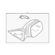 Genuine OE Mazda Door Mirror - BGV9-69-18ZF