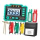 thumbnail image 5 of Medidores de megóhmetro digital Equipo de voltímetro Portátil de mano Rango manual Medidores de resistencia Medidor de megohm Medidor para p Sunnimix Metros de megóhmetro, 5 of 8