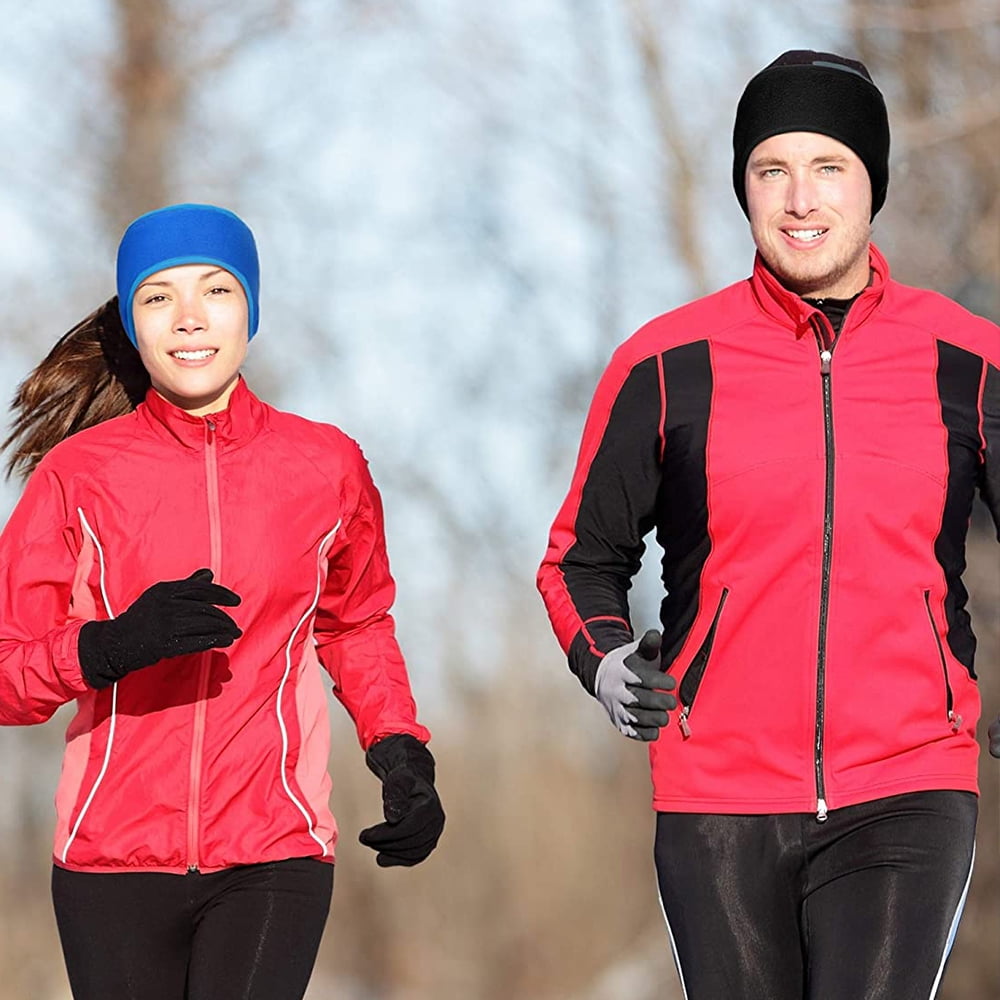 Lot De 4 Bandeaux Cache-oreilles Polaire - Chauds, Coupe-vent - Pour Sport D'hiver, Vélo, Running - Hommes Femmes