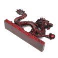 thumbnail image 3 of 6''Chinese Feng Shui Resin  RED  Dragon Figurine Statue Mold for Luck & Success, 3 of 7