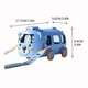thumbnail image 3 of Tazas Bus Originality Vaso de agua con pajita para niños y niñas en la escuela Bonita taza de agua para jardín de infantes Capacidad 500 ml Vaso de agua Bus, 3 of 4