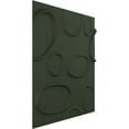 thumbnail image 2 of Ekena Millwork 19 5/8"W x 19 5/8"H Felix EnduraWall Decorative 3D Wall Panel, UltraCover Satin Hunt Club Green (12-Pack for 32.04 Sq. Ft.), 2 of 6