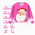 thumbnail image 2 of NOLDARES Boys Toddler Snug Fit Cotton 2 Piece Pajamas Set Long Sleeve Top Pants Pjs Baby Dinosaur Loungewear Fall Winter Sleepwear 6-24 Months 2t 3t 4t 5t 6t 7t 8t 9t Children,Hot Pink,2-3 Y, 2 of 5