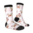 thumbnail image 2 of Goofa Dachshund Dog Puppy Printed Men's Crew Socks, Soft Durable Breathable Moisture-Wicking with Odor Control Cotton socks, 2 of 9