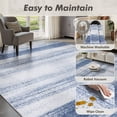 thumbnail image 6 of VUNATE 6'x9' Area Rugs for Living Room Washable Rugs Modern Abstract Area Rug Soft Contemporary Neutral Carpet Indoor Rug for Bedroom Dining Room Office Foldable Nonslip Rug Navy, 6 of 6