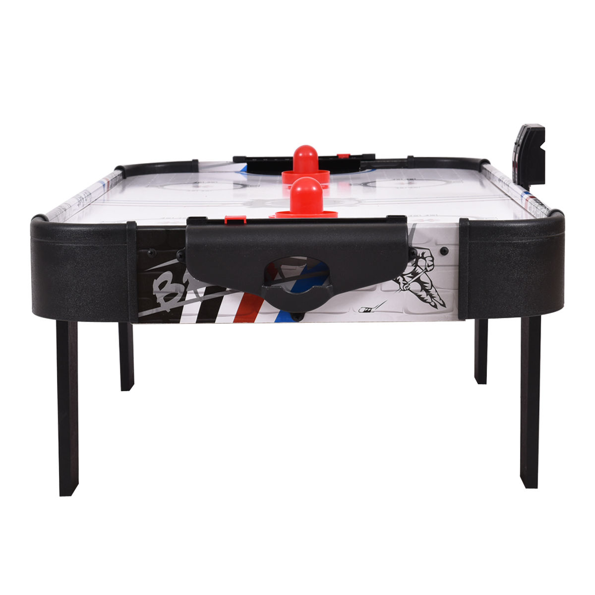 Costway 42''Air Powered Hockey Table Game Room Indoor Sport Electronic Scoring 2 Pushers - image 5 of 9