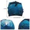 thumbnail image 2 of Naloa Ocean Dolphin Fish School Beanie for Men Women Knitted Unisex Winter Hat Beanies Cap Knit Cuffed Beanies Hats, 2 of 7