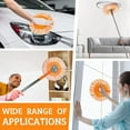 thumbnail image 3 of YOPTOP Dust Mop Microfiber Mops for Floor Cleaning  with Height Adjustable Handle and 3 Washable Mops Pad  Wet & Dry Floor Cleaning Mop for Hardwood  Tiles  Laminate - Dust Broom (grey),orangepads*3, 3 of 7
