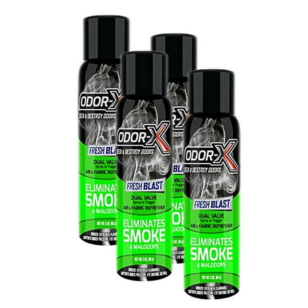Turtle Wax Odor-X Car Spray or Fogger, Eliminates Smoke & Malodors, Fresh Blast
