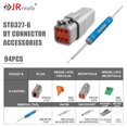thumbnail image 2 of Kit de conectores alemanes JRReady de 6 pines, serie DT, resistente al agua, 2 of 8