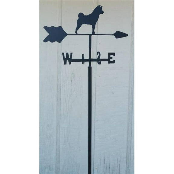 The Lazy Scroll shibain Shiba Inu Garden Mount Weathervane