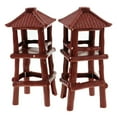 thumbnail image 1 of Modelo de Torre de vigilancia militar Baoblaze 2x de Plástico para Accesorios de wargames, 1 of 7