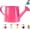 Hot Pink, variant on Metal Garden Watering Can, 1L Galvanized Steel Watering Kettle with Long Spout & Handle for Indoor Outdoor Plants