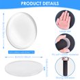 thumbnail image 2 of 12pcs Door Knob Wall Protector Transparent Round Wall Protector Reusable Soft Rubber Door Stopper Silent and Shock Absorbing Self Adhesive Door Handle Bumper for Cabinets Wall Door Handles, 2 of 11