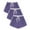 Purple, variant on Timegard 3pc Shorts for Women Elastic Waist Comfy Casual Workout Running Shorts Summer Loungewear