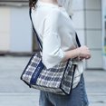 thumbnail image 4 of Bolso de diseño simple para mujer, nuevo bolso cruzado geométrico a cuadros, bolso de hombro para mujer, bolso de mano de moda, 4 of 5