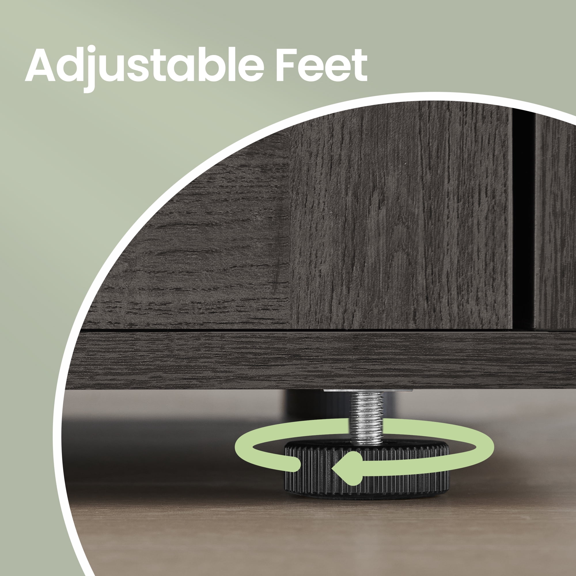 LEDREM 55.1" 2-in-1 Cat Tree & Litter Box Enclosure, Modern Cat Tower with Scratching Posts, Removable Toys, Space-Saving Design, Misty Gray