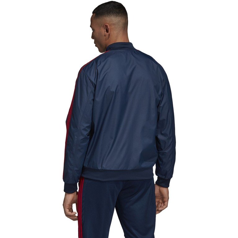 Adidas Men's Arsenal FC Anthem Jacket, Collegiate Navy / Scarlet