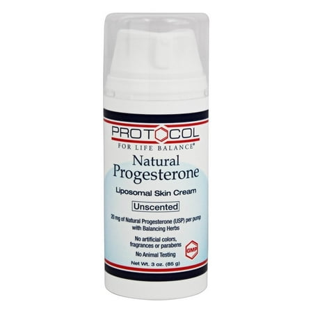 Protocol For Life Balance - Natural Progesterone Cream - 3 (Best Progesterone Cream For Fertility)
