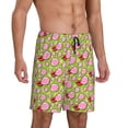 thumbnail image 2 of Fotbe Lips blowing bubble gum Pantalones Cortos de Pijama para Hombre, Ropa de Dormir, Pantalones de Pijama Cortos para Hombre-4X-Large, 2 of 6