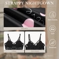 thumbnail image 3 of LWP Women Sexy Lace Babydoll Lingerie V Neck Chemise Full Slip Nightgown Sleepwear, 3 of 9