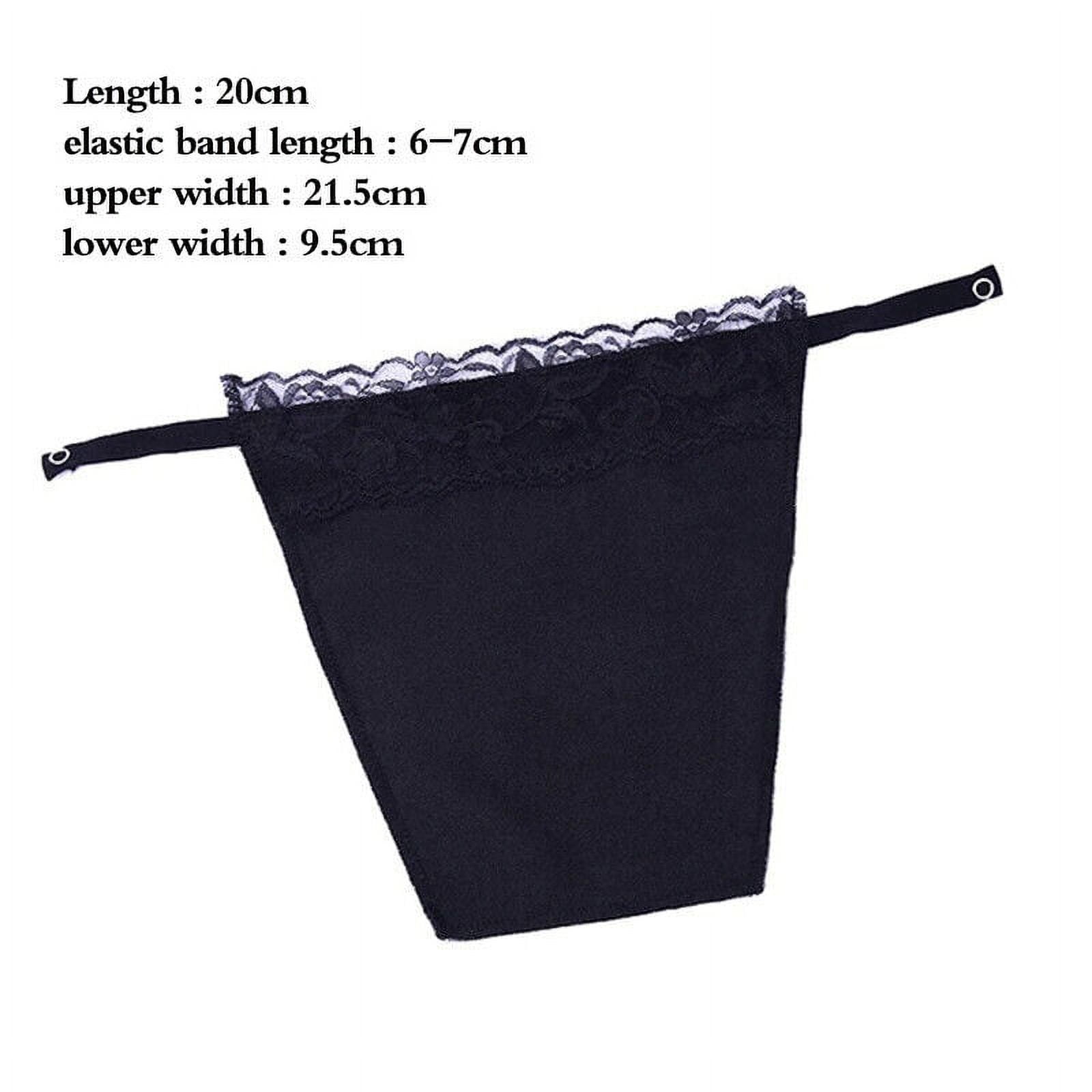 Women Quick Easy Clip-On Lace Fragment Camisole Anti Peep Privacy Invisible  Hide Bra Insert Wrapped