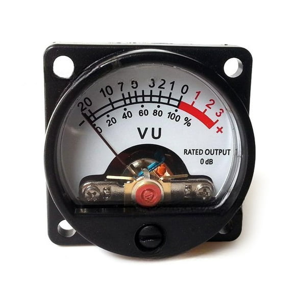 VU Meter 500uA 630Ohm Sound Indicator with Back Light for Amplifiers