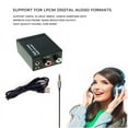 thumbnail image 2 of Digital To Analog Converter DAC Digital Optical To Analog L/R RCA Converter Toslink Optical To 3.5mm Jack Audio Adapter, 2 of 5