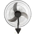 thumbnail image 7 of 20 Inch Wall Mount Fan - 4650 CFM High Velocity Industrial Fan, 3-Speed Oscillating Commercial Fan for Warehouse, Patio, Basement - ETL Listed, Black, 7 of 7