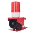 thumbnail image 2 of Alarma de sirena industrial para exteriores, 115 dB, sonido, luz, bocina, impermeable, luz estroboscópica de emergencia, 12 V CC, 2 of 14