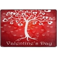 thumbnail image 4 of Dreamtimes Retro Valentine Tree Non-Slip Area Rug 36"x24", Red Heart Floor Carpet Comfort Floor Mats Decor for Indoor Front Porch,Living Room, Bedroom,Kitchen, 4 of 5